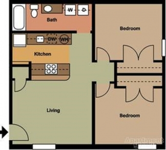 2 Bedroom 1 bath Apartments For Rent! Coming in June!