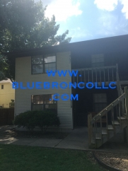 Newly remodeled fourplex unit with fresh paint