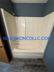 Newly remodeled fourplex unit with fresh paint
