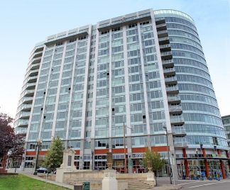Chic, Urban 1 Bedroom Loft Style Condo at the Eco-Friendly Civic Tower