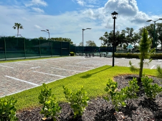 Spacious, first-floor, end-unit condominium for rent in luxurious Heritage Oaks. 2bed, 2bath, den, garage.
