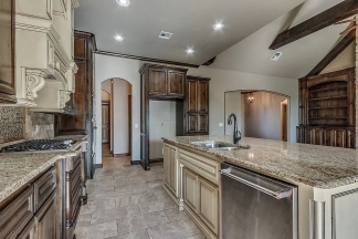 NOW SHOWING! Fall Special $500 Off the First Month's Rent! Custom Yukon Home with Indoor & Outdoor Fireplaces + Bonus Room!-AVAILABLE NOW!