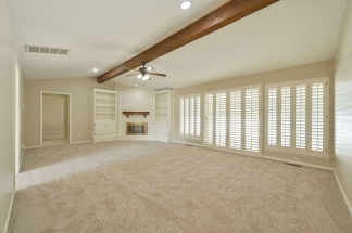 Immaculate Rental Home in small neighborhood with Life-guarded HOA Summer Pool, Lake with ducks, Park with Playground, and Jogging Track. Grey/White brick home located on quiet cul-de-sac with pristine white vinyl fencing.