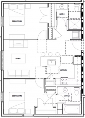 Newly Constructed One-Level 2-Bedroom Villa Unit