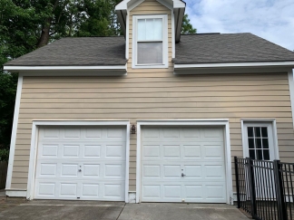 Charming two story home on a tree lined street.