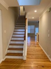 Charming two story home on a tree lined street.