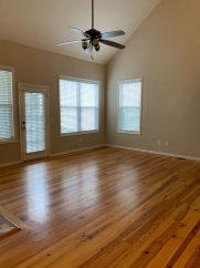 Charming two story home on a tree lined street.