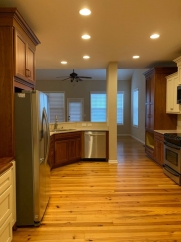 Charming two story home on a tree lined street.