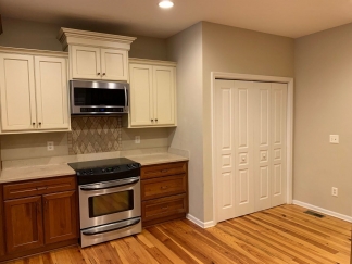 Charming two story home on a tree lined street.