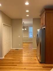 Charming two story home on a tree lined street.