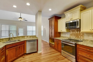 Charming two story home on a tree lined street.
