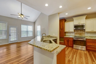 Charming two story home on a tree lined street.
