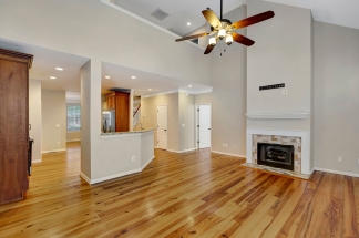 Charming two story home on a tree lined street.