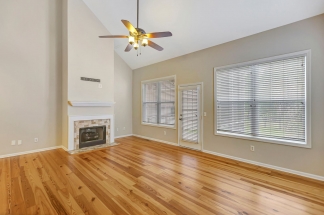 Charming two story home on a tree lined street.
