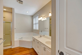 Charming two story home on a tree lined street.