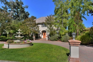 Saratoga Custom Estate in Montalvo Neighborhood With Park-Like Yard