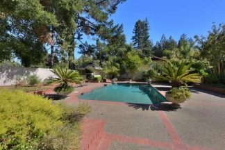 Saratoga Custom Estate in Montalvo Neighborhood With Park-Like Yard
