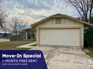 Move-In Special. 1 Month Free with 18-Month Lease at 8038 Wayside Trail
