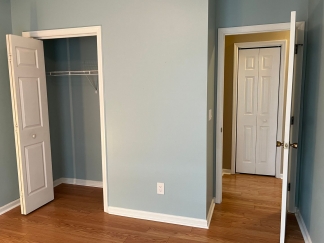 Great house with a corner fireplace that can be viewed from the kitchen and the family room.