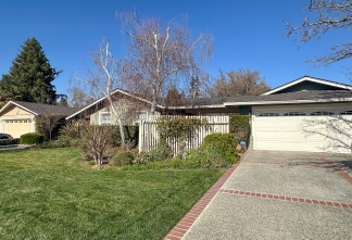 Elegant Saratoga Residence with Chefs Kitchen, Primary Suite & Garden Yard