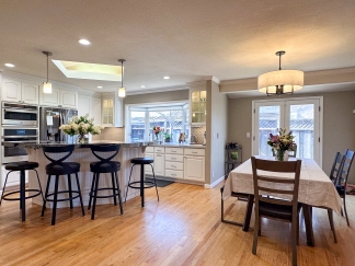 Elegant Saratoga Residence with Chefs Kitchen, Primary Suite & Garden Yard