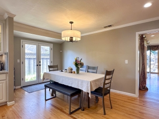 Elegant Saratoga Residence with Chefs Kitchen, Primary Suite & Garden Yard