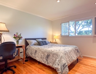 Elegant Saratoga Residence with Chefs Kitchen, Primary Suite & Garden Yard