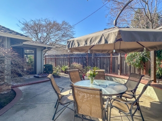 Elegant Saratoga Residence with Chefs Kitchen, Primary Suite & Garden Yard