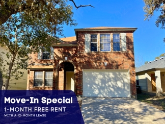 Move-In Special. 1 Month Free Rent with a 12-month lease