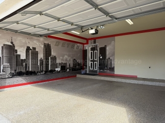 Rare Corner Upper Condo with Vaulted Ceilings, Private Balcony and 2 Car Garage - Right Across from the GM Tech Center!