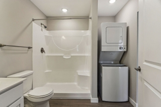 NOW RENTING! Modern 2-Bed, 1-Bath Apartment in Yorktown – Brand New Build With Attached Garage and Private Driveway!