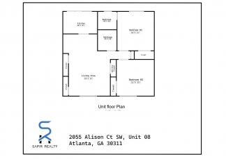 Freshly Updated 2BR/1.5BA with All-Electric Living