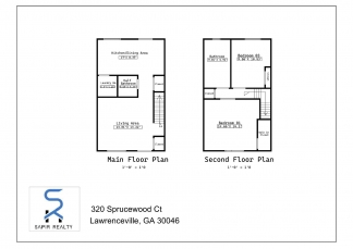 Peaceful Living in Lawrenceville – 2BR/1.5BA in a Quiet Community