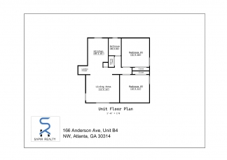 Cozy 2-Bedroom Oasis in Atlanta – Perfectly Situated at 166 Anderson Ave!