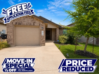 Move-In Special. ½ off the first full month's rent with an 18-month lease.