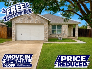 Move-In Special. ½ off the first full month's rent with an 18-month lease.
