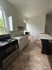 July Only: Submit your application this month and pay a reduced application fee of just $32. 2 Bedroom 1 Bath Apt  Newly Renovated with vaulted ceilings and updated appliances on ground level