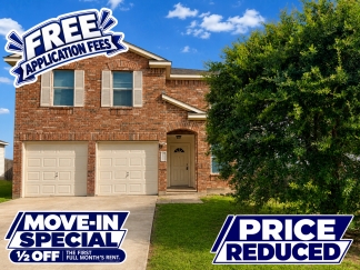 Move-In Special. ½ off the first full month's rent with an 18-month lease.