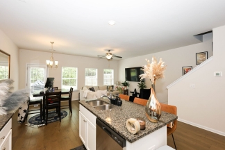 Unfurnished Townhome Wooded Backyard