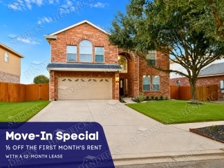 Move-In Special. ½ off the first full month's rent with a 12-month lease