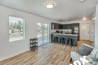 Totally Dialed 1 Bed Apartment in New Courtyard Complex Near Mississippi Ave