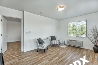 Totally Dialed 1 Bed Apartment in New Courtyard Complex Near Mississippi Ave