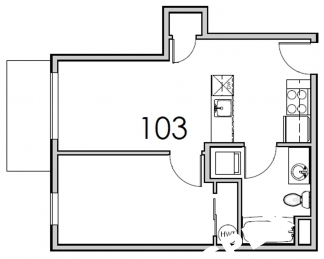 **CONCESSION - ONE MONTH FREE RENT ON APPROVED CREDIT** Ground Floor Contemporary 1 Bedroom Apartment - SW Portland