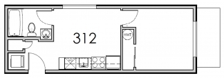 Top Floor Contemporary 1 Bedroom Apartment - SW Portland