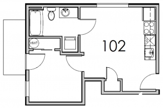 Ground Floor Contemporary 1 Bedroom Apartment - SW Portland