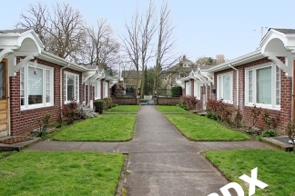 Charming Vintage Irvington Apartment in Brick Courtyard Complex