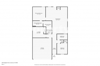 Charming 3-Bed Oasis at 3206 Gingham Point – Spacious 1260 Sq Ft with 2 Full Baths in Converse, TX!