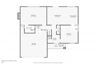 3-Bedroom Retreat with 3.5 Baths in San Antonio – Spacious 1710 Sq Ft Home!