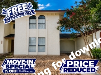 Move-In Special. ½ off the first full month's rent with an 18-month lease.