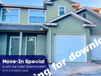 Move-In Special. ½ off the first full month's rent with a 12-month lease.